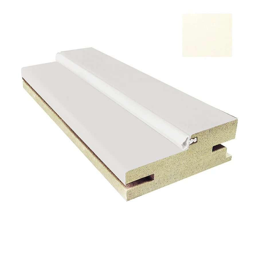 Стойка дверной коробки ТЕКОНА SMALTA-BELLA телескопическая с уплотнителем 75*38*2100 сендвич, эмаль слоновая кость