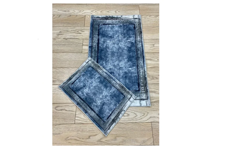 Набор ковриков для ванной ZALEL decorative цифровая печать без бахромы deco 11 (60*100, 40*60) прямоугольные (2 шт)