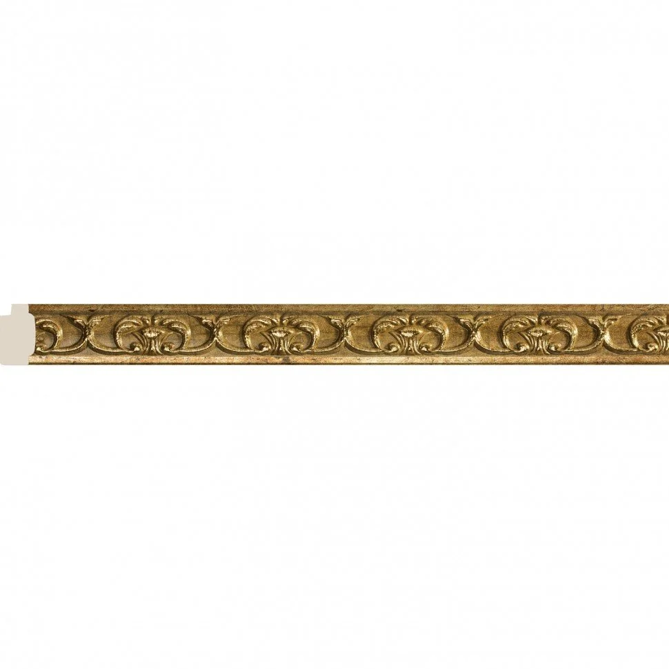Багет интерьерный COSCA, "Антик", Багет 18, "Золото" 2500 мм/56, арт.158-126