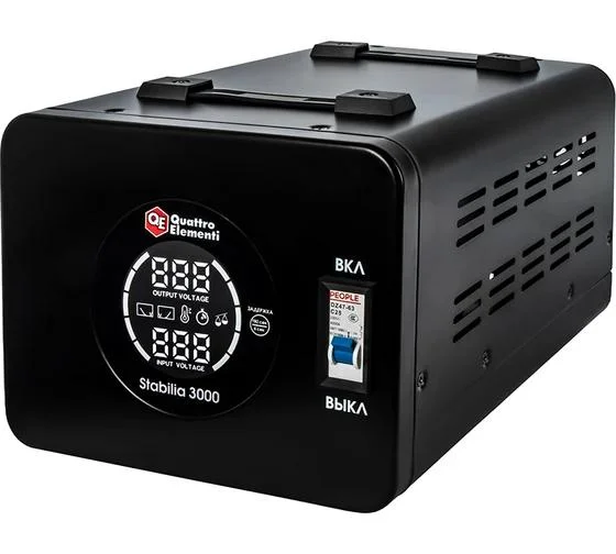 Стабилизатор напряжения QUATTRO ELEMENTI Stabilia 3000 (3000 ВА, 140-270 В)