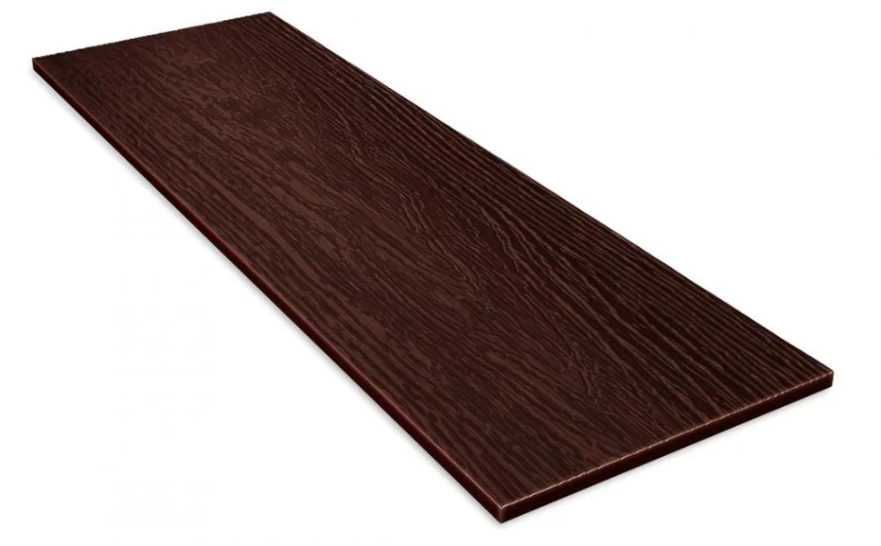 Фибросайдинг DECOVER Mokko (шоколадно-коричневый, RAL 8017) 190*3600*8мм