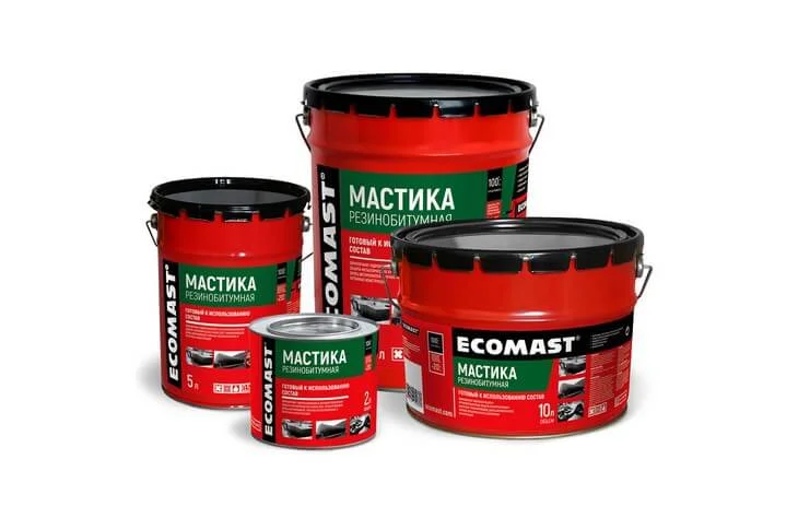 Мастика ECOMAST резинобитумная 5л
