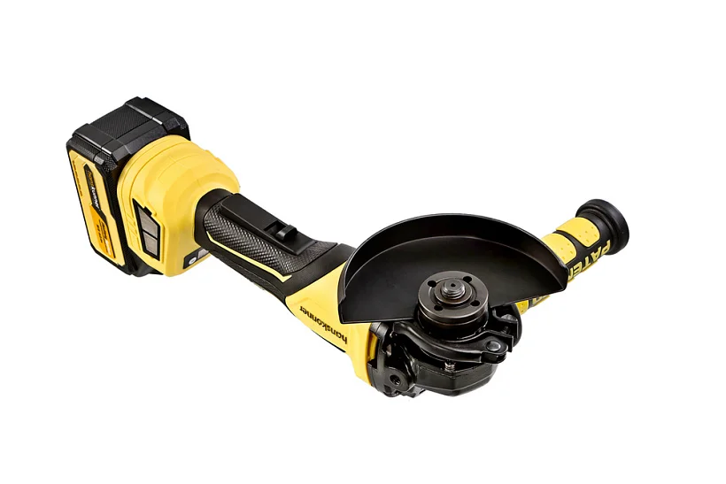 Шлифмашина угловая 125 мм 18В, 1BatterySystem, регул обор, 1х4.0Ач, ЗУ, кейс HS, Hanskonner