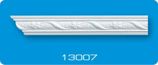 Плинтус потолочный ФОРМАТ 13007 инжекционный белый 1,3 м