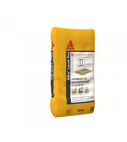 Наливной пол Sika Level Pro 25 кг