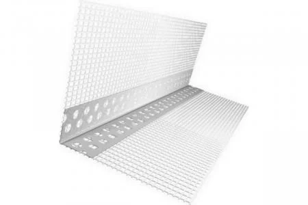 Профиль угловой ПВХ с армирующей сеткой 10см х 10см Россия 2,5 м Fasad Pro