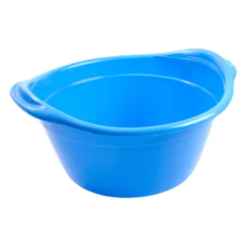 Таз 24л круглый пластиковый особо прочный цвет в ассортименте