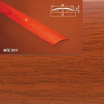 Порог АПС 011 алюминиевый 2700*30*4 мм одноуровневый (18 вишня)