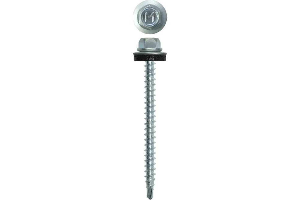 Саморез кровельный 4,8x50 сверло №1 оцинк (уп 150шт) DAXMER
