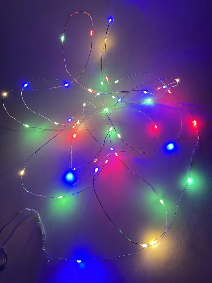Гирлянда LED мультиколор Нить, 5,0м , ENIN -5NM ЭРА