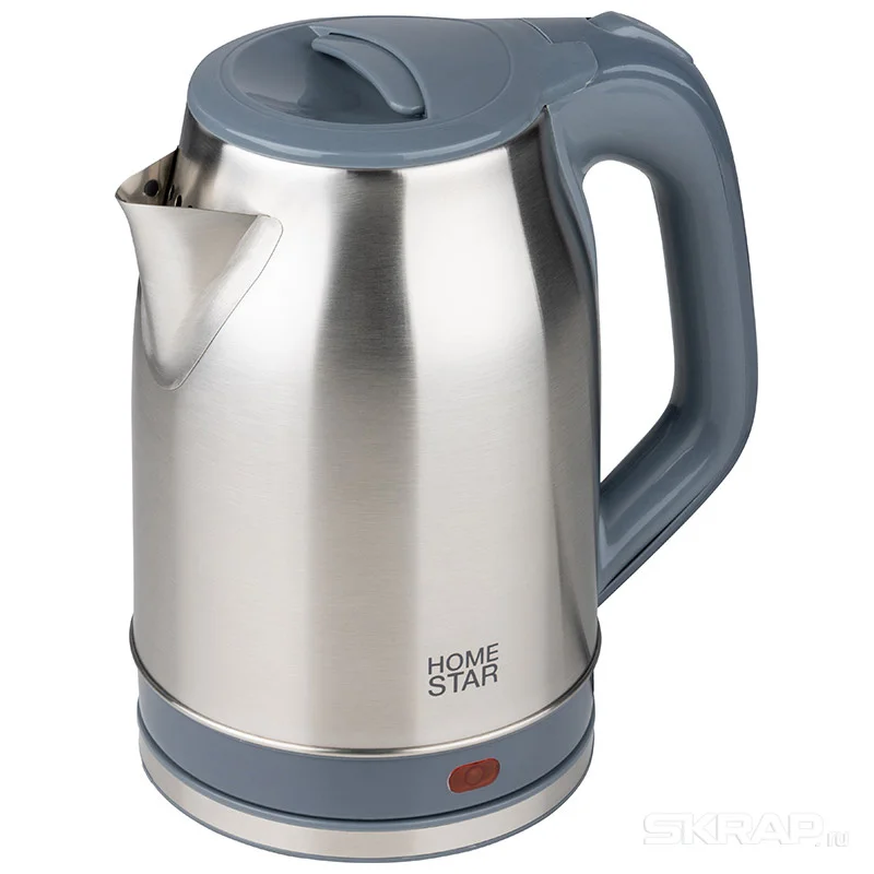 Чайник HOMESTAR HS-1005 2,3 л стальной, серый