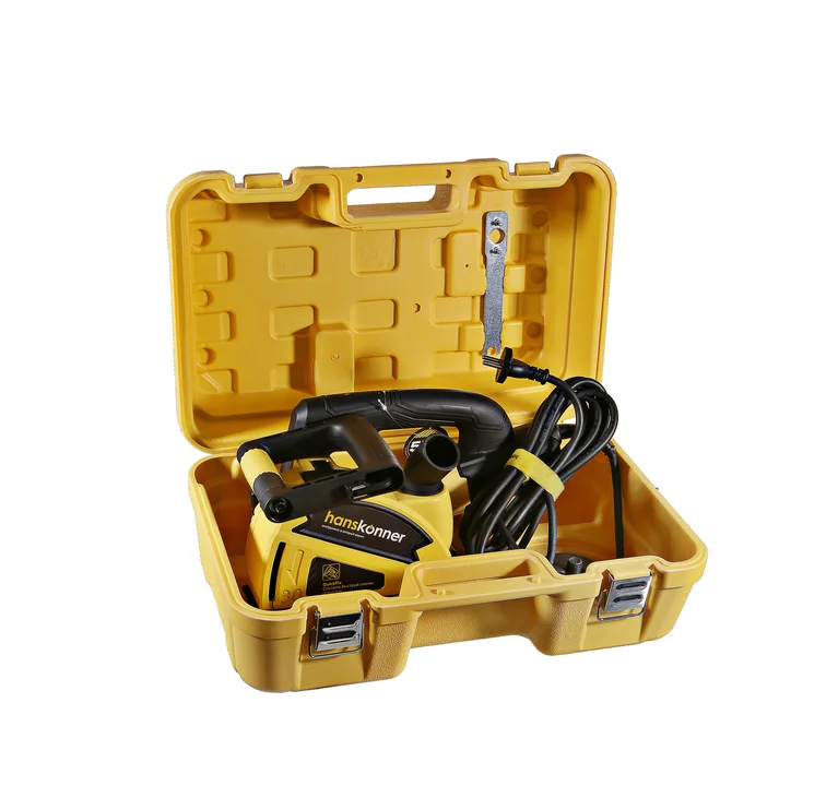 Штроборез (бороздодел) Hanskonner PLATINUM, 125мм, 1600Вт, 8000об/мин, РАСКЛАДНОЙ КОЖУХ, конст эл-ка, кейс