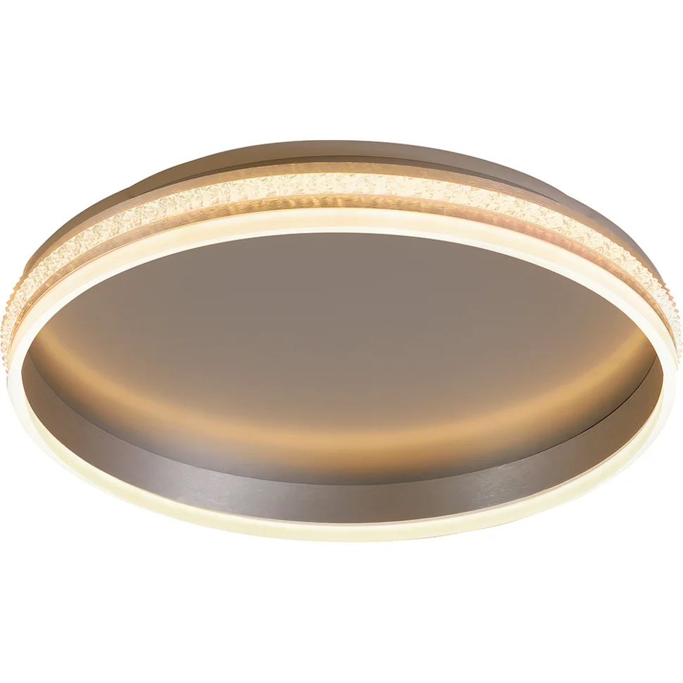 Светильник светодиодный "звездное небо" с пультом 80W 3000К-6500K, AL5880 SHINNING RING серебро Feron