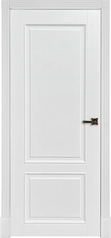 Дверь ДВЕРИ РЕГИОНОВ Классик 4 глухая 60, эмаль белая (RAL 9003)