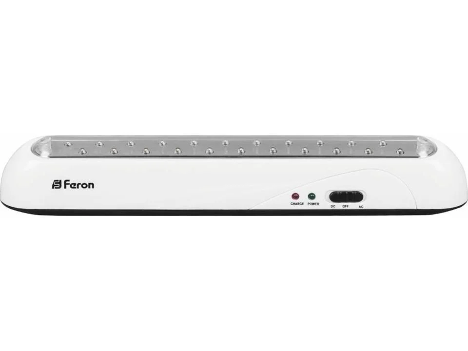 Светильник аккумуляторный Feron 22LED AC/DC, белый, EL14