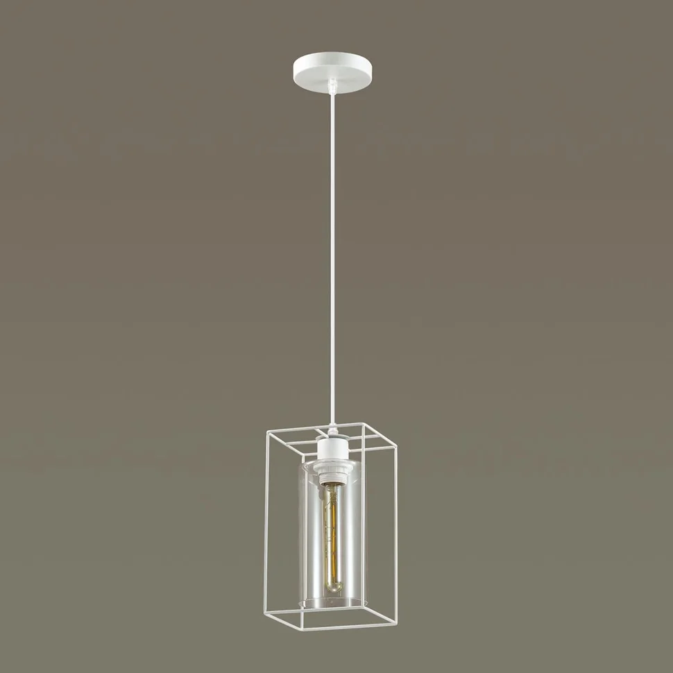 Подвес 3732/1 LN19 261 белый/прозрачный E27 60W 220V ELLIOT