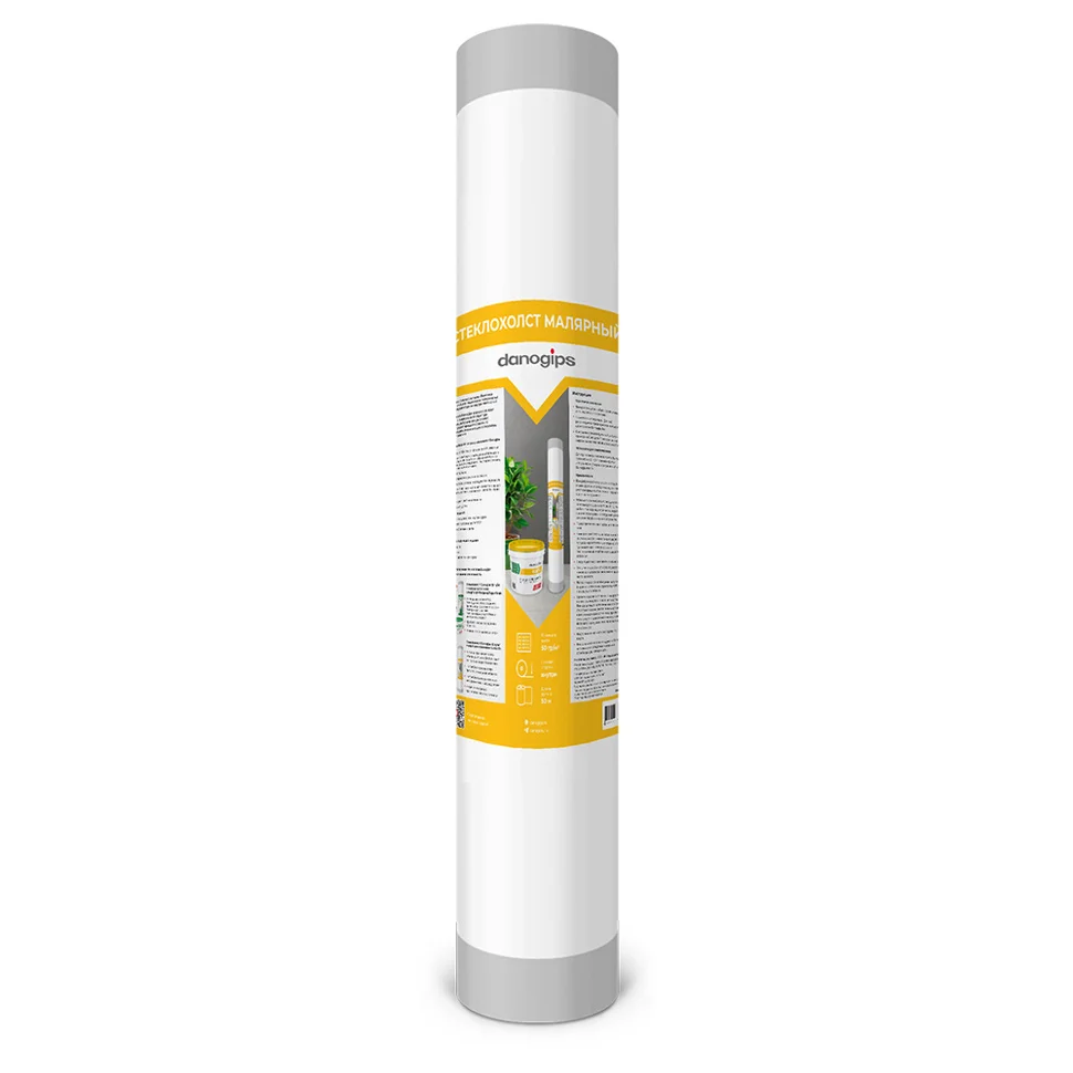 Стеклохолст малярный DANOGIPS 50 (1*50м) плотность 50 г/м2 В