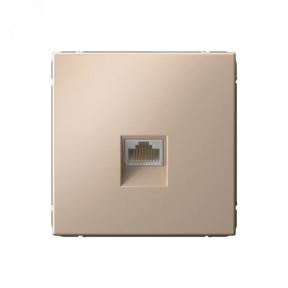 Механизм розетки компьютерной ArtGallery RJ45 кат.6A песочн. SE GAL001286