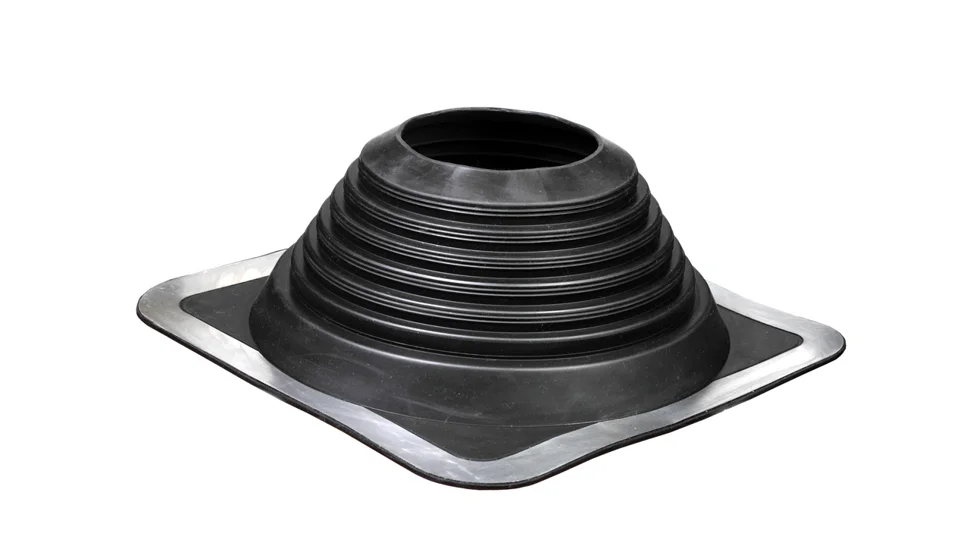 Фланец Мастер Флеш "ВЕЗУВИЙ" прямой №8 (180-330мм) силикон, черный