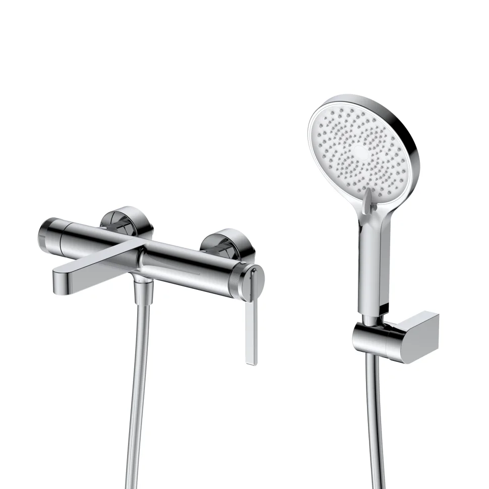 Смеситель DQ Bonn DA1703201 для ванны с душем, короткий излив, хром