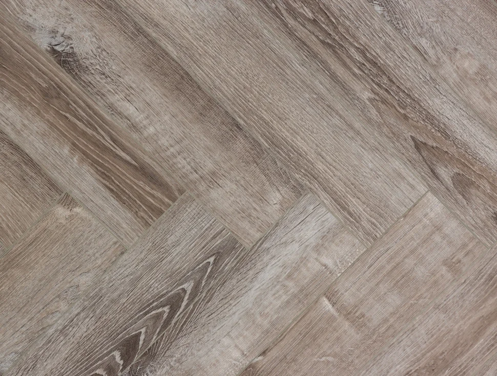 Ламинат виниловый водостойкий SPC CronaFloor 4V Herringbone 42 класс Дуб Тулон 640*128*4.5 мм (с фаской)