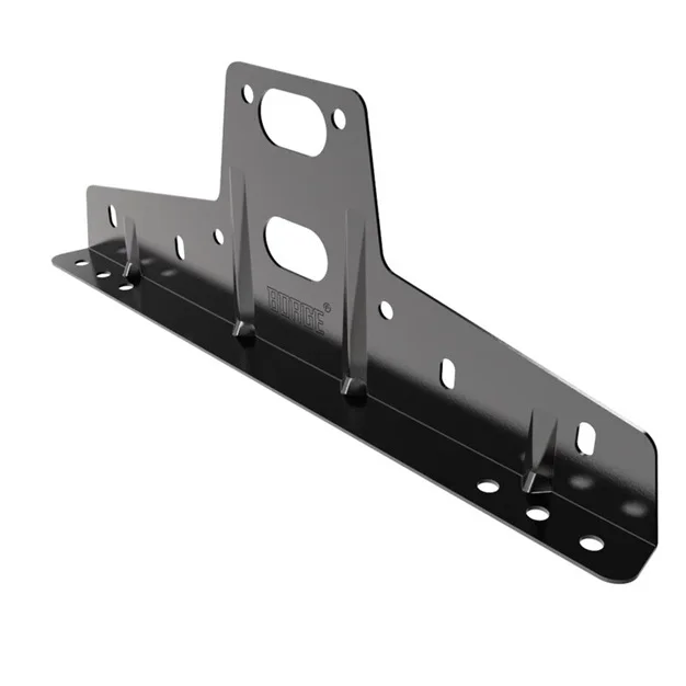 Кронштейн для снегозадержателя трубчатого БОРГЕ PE, RAL 9005 (черный)