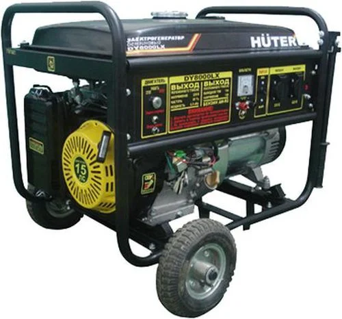 Генератор бензиновый HUTER DY8000LX-3, (3фазн., ном/макс мощность 6,5/7 кВт)