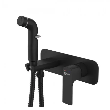 Смеситель Lemark Ursus LM7220BL для биде, с гигиеническим душем, встраиваемый