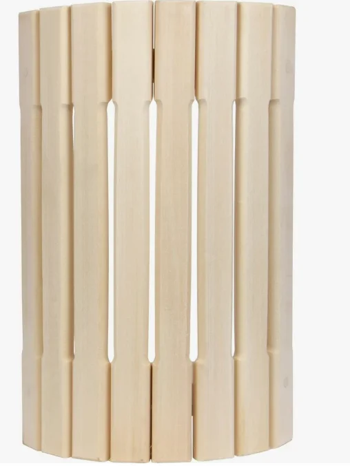 Абажур для светильника настенный 35x22см, липа, БАННАЯ ЛИНИЯ™