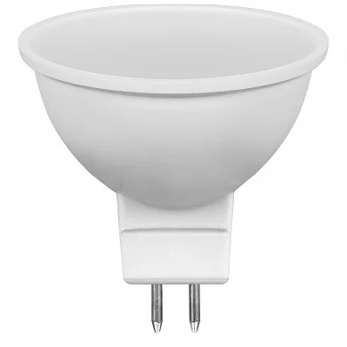 Лампа светодиодная 7W G5.3(MR16) 230V 2700K (желтый) матовая Feron, LB-26