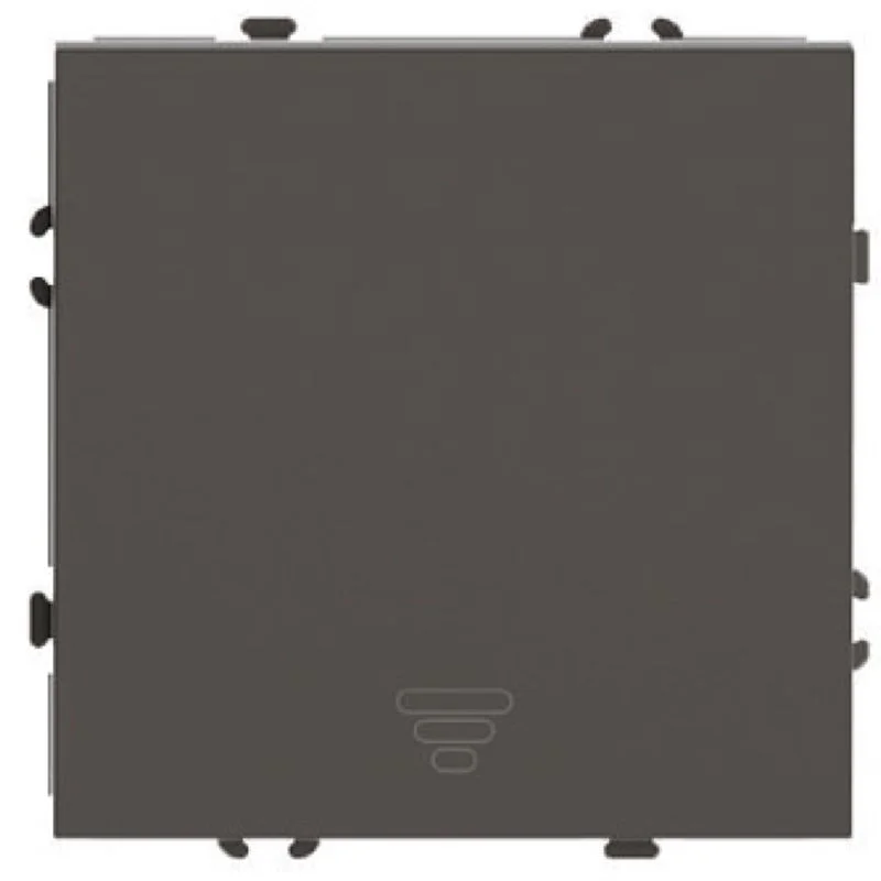 Выключатель одноклавишный (механизм) самовозвратный 250В, 10А, антрацит, RSW10-5112-09 soft touch Эмили STEKKER