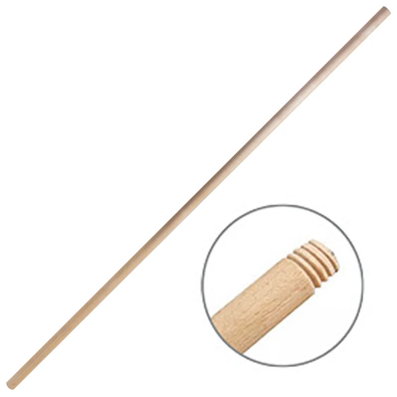 Черенок 120см D 22, 1-й сорт, деревянный с резьбой