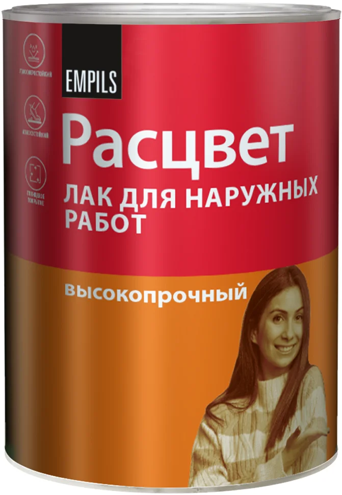 Лак РАСЦВЕТ для наружных работ 0,8кг 1042,3311