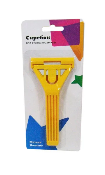 Скребок для стеклокерамики (металл+пластик) ТА-003/ 884-091
