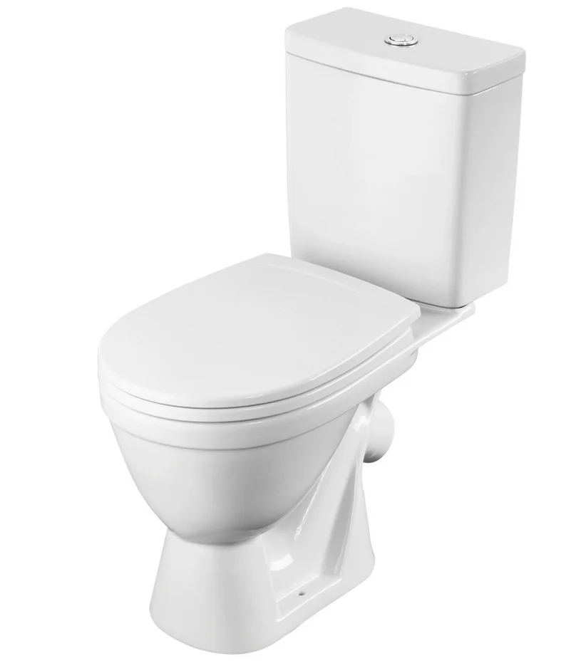 Унитаз-компакт SANTEK Уно с диагональным выпуском, эконом- 2 реж., полипропилен, микролифт