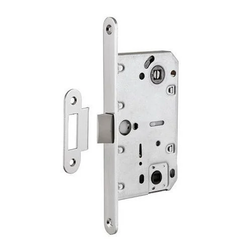 Защелка сантехническая с пластиковым язычком PUNTO PL96WC-50 SN матовый никель