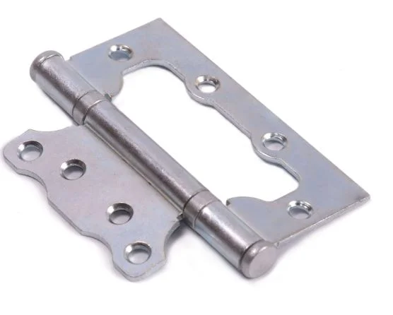 Петля накладная "БАБОЧКА" SKOBIS 100x2,5 цинк белый (2шт.)