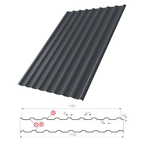 Профнастил С-20(Тип), 0.45 мм, Drap TX, RAL ** 1.15 * м2