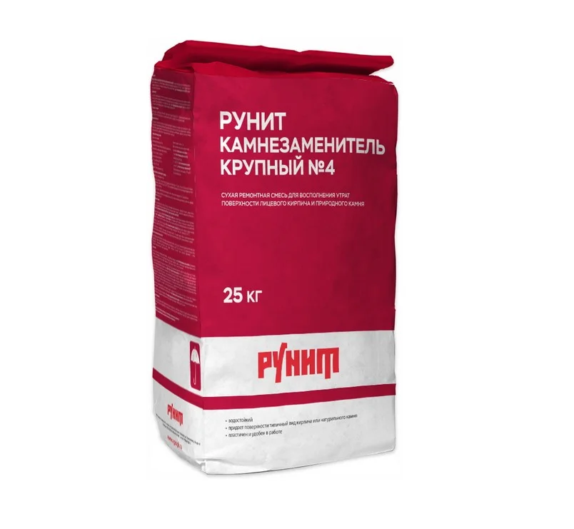 Камнезаменитель РУНИТ Д3-02-04 крупный 25 кг (толщина до 50 мм)