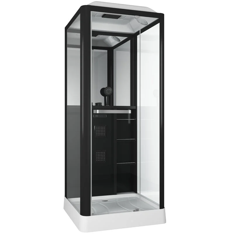 Кабина душевая GROSSMAN Alba GR221(R) (90x90x225) дверь распашная,3 места
