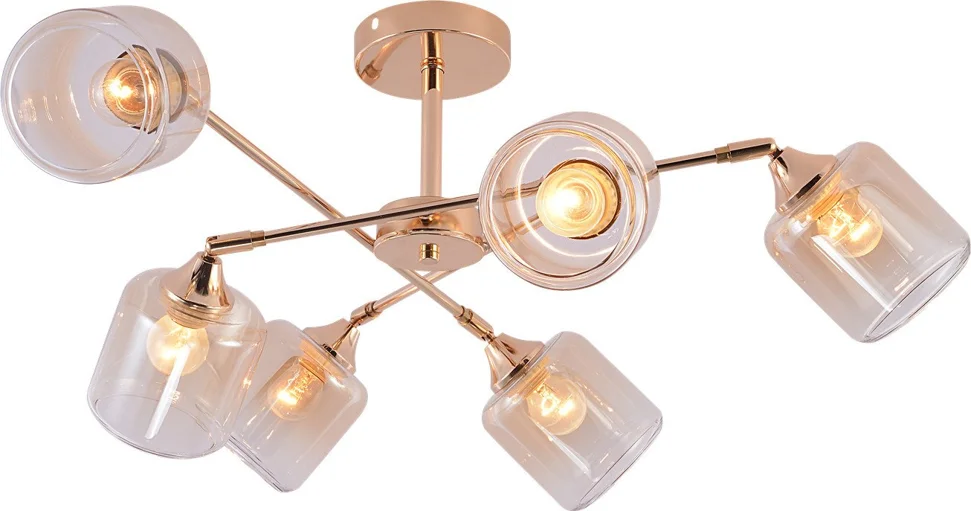 Люстра Vicino 4090-6 FGD, 6xE27/60W (80*80*30)