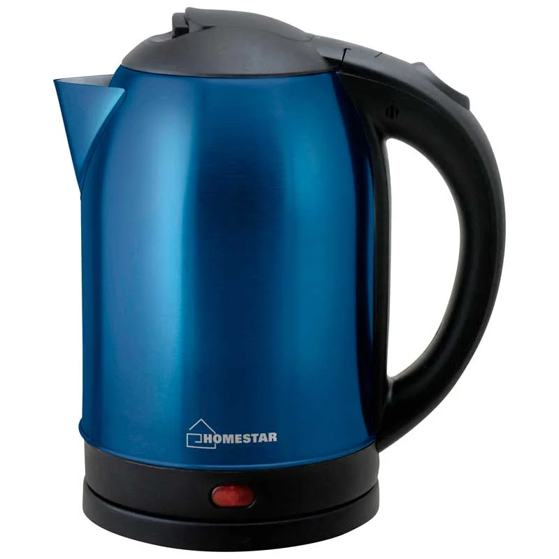 Чайник HOMESTAR HS-1009 1,8 л, стальной, синий
