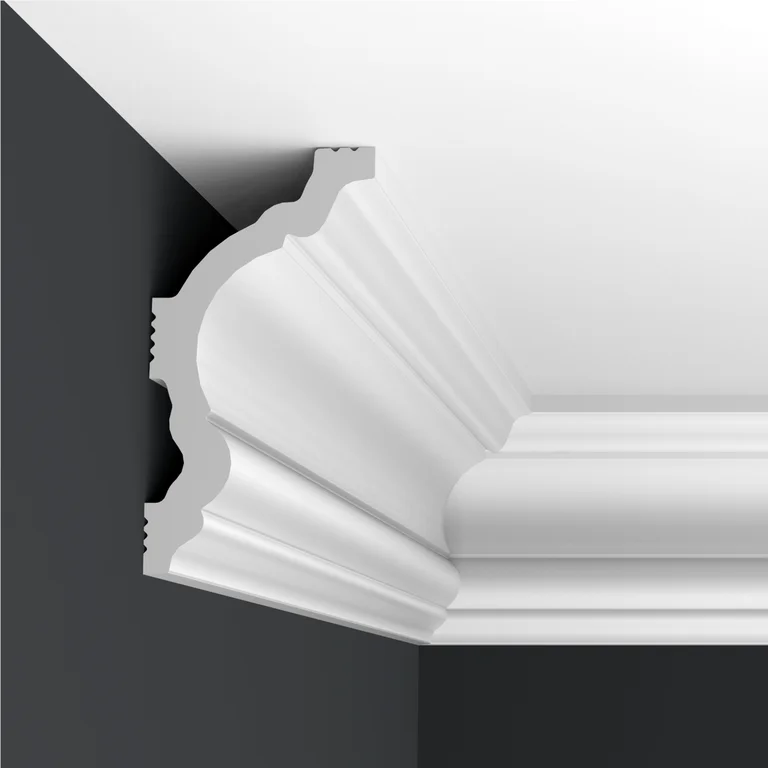 Плинтус потолочный ФОРМАТ из дюрополимера 80*42*2000 арт.09002D