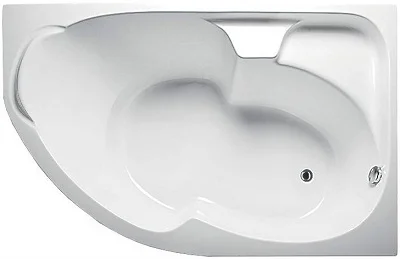 Ванна 1МАРКА "DIANA" 150x90 R (с фронт.экраном), с рамой