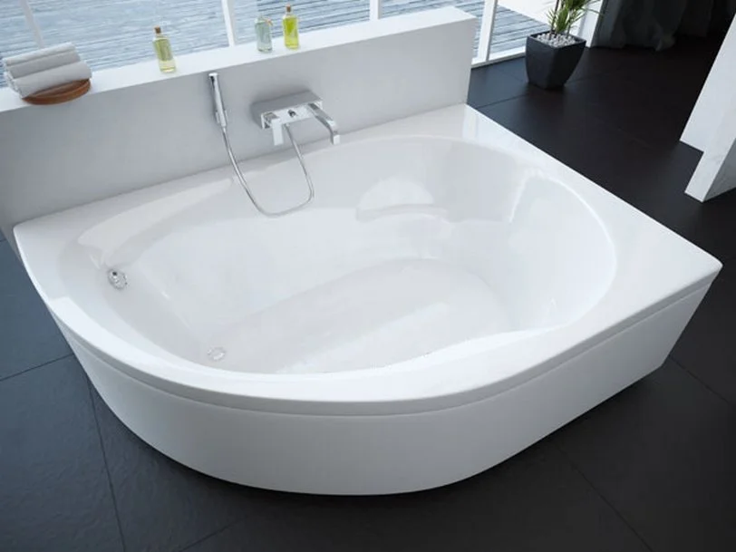 Ванна AQUATEK "Вирго" 150х100 правая без гидромассажа (с фр.экраном),с ножками