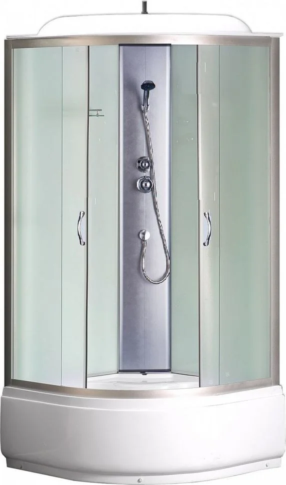 Кабина душевая Loranto CS-6610 F, 100х100х215, поддон 40 см, стекло матовое 4мм