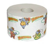 Бумага туалетная LIZZI Толстушка 100м однослойная, 1 рулон