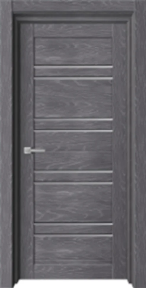 Дверь ДВЕРИ ГУД IKS X1 экошпон Дуб шале частичное стекло 90