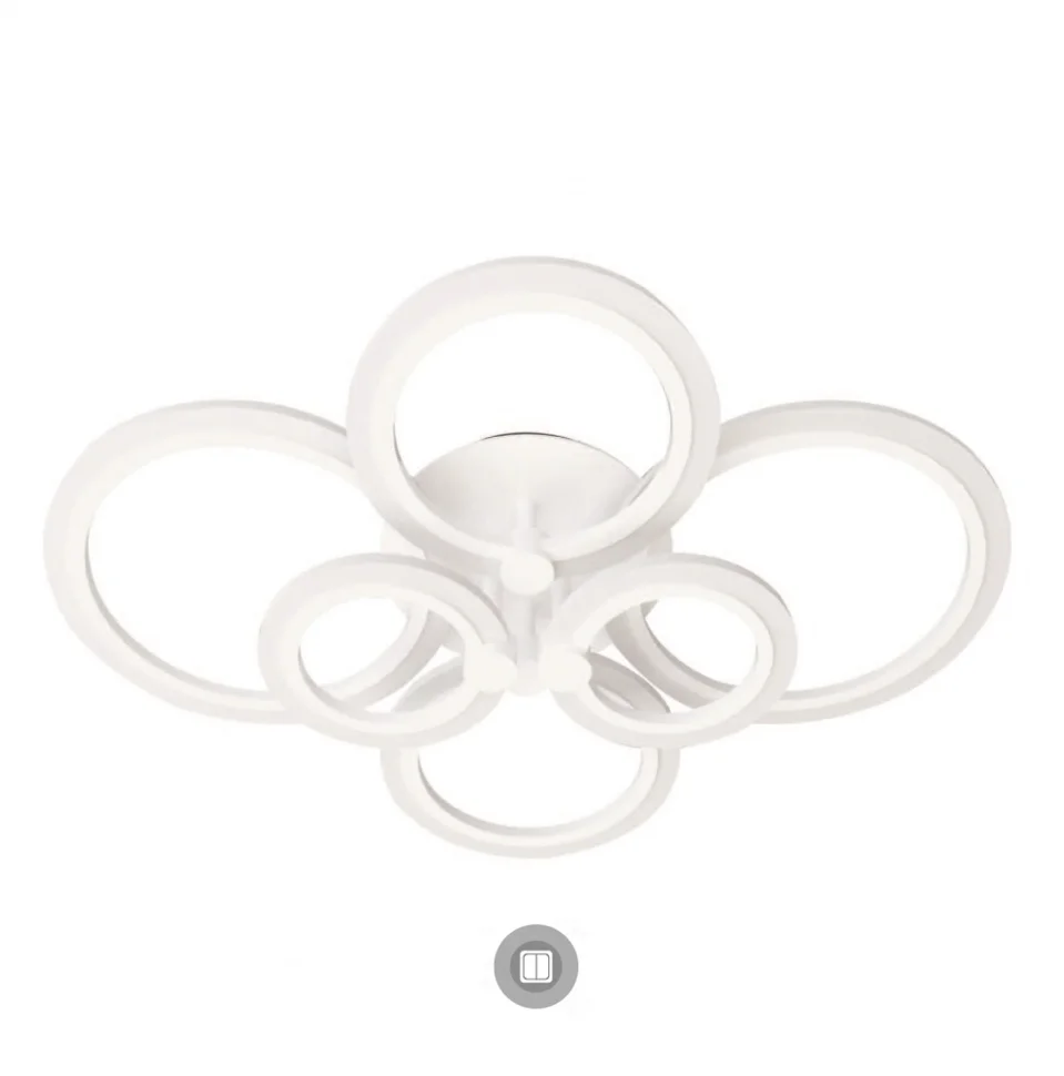 Светильник управляемый светодиодный EUROPA 80W 6R-IRC-675x480x175-WHITE/WHITE-220-IP20