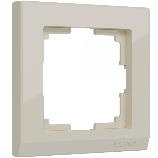 Рамка 1-местная Werkel Stark, слоновая кость, WL04-Frame-01-ivory, W0011803